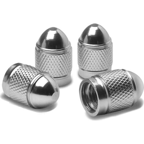 4 Pcs Universal Aluminum Alloy Auto Car Tyre Valve Caps Tire Dustproof Cover Accessires C66