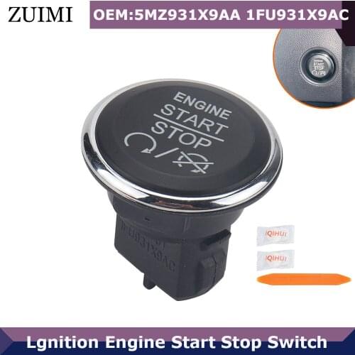 Keyless Go Start Stop Ignition Button Switch For Dodge Jeep Chrysler 33370101 33370301 5MZ931X9AA 1FU931X9AC Car Accessories