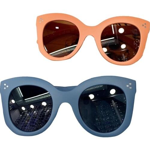 Citgeett Children Plastic Frame Square for Boys and Girls White/ Black/ Blue/ Brown/ Grey/ Orange