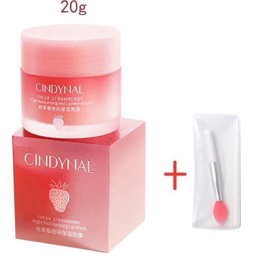 Korea lips care lip sleep mask night sleep hydrated maintenance lip balm pink lips whitening cream nourish protect Free shipping