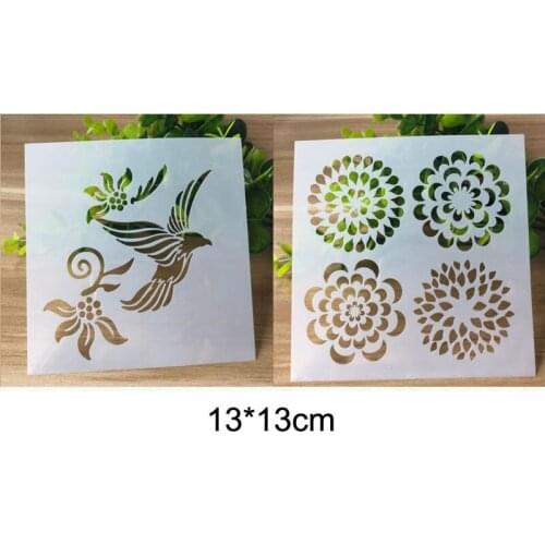 Flying Eagle Openwork Painting Template Embossing Craft Accessories Sjablonen For Scrapbooking Stencil Reusable