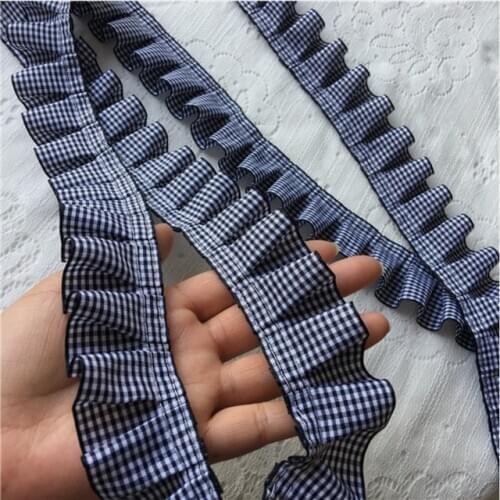 M High Quality Lace Fabric Guipure Plaid Lace Fabric 3.7cm Laces Crafts Sewing Trim Dress costura encajes dentelle QT14