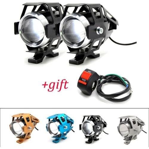 Motorcycle LED Headlights U5 Led Spotlight moto light Fog Spotlights 12V For Honda CBR600 F2 F3 F4 F4i cbr 600 f3 f4i f4 f2