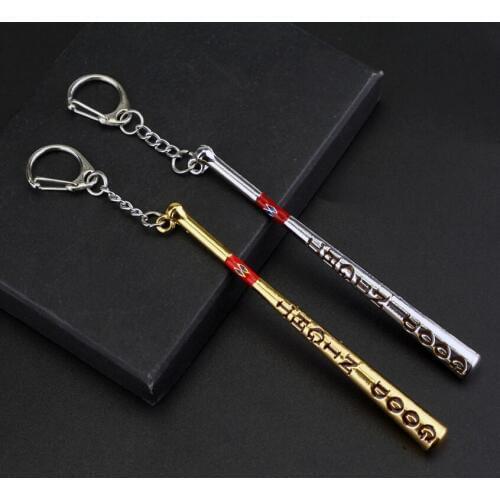 MQCHUN Baseball Bat Keychain Key Rings Holder For Gift Chaveiro Car Key Chain Jewelry Men Souvenir -7
