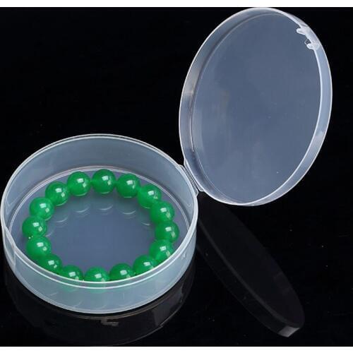 Transparent Plastic round Small Boxes Packaging Storage Box With Lid Small Products Accessories Finishing Box F20173265