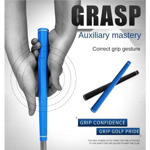 PGM Golf Hexagonal Grip Super Long Grip Golf Accessories Hexagonal Rubber Grip For Iron And Wooden Golf Clubs Black/Blue