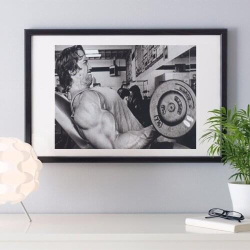 Schwarzenegger Bodybuilding Canvas Art Print Painting Poster Wall Picture For Living Room Home Decorative Bedroom Decor No Frame