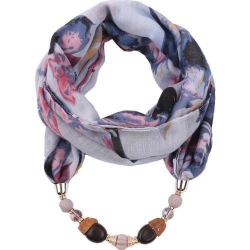 Jewelry scarf women viscose shawls capes ring necklace scarfs accessories wraps head cover stoles fashion