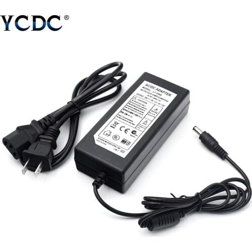 AC to DC Power Supply Charger 100-240V Transformer 24V 5A Adapter EU/US/UK/AU Plug Converter Chargers for Audio/Video Camera