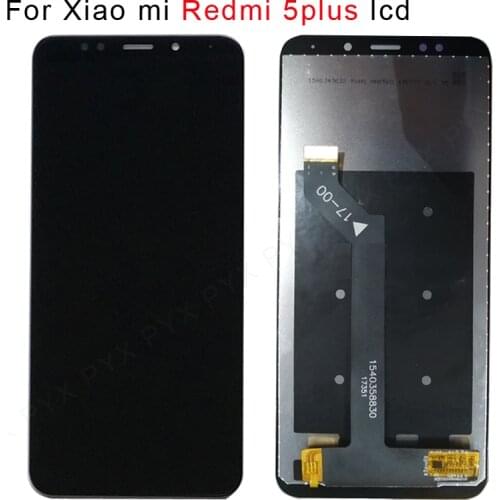 100% test For Xiaomi Redmi 5 Plus LCD Display + Frame 10 Touch Screen Redmi5 Plus LCD Digitizer Replacement Repair Spare Parts