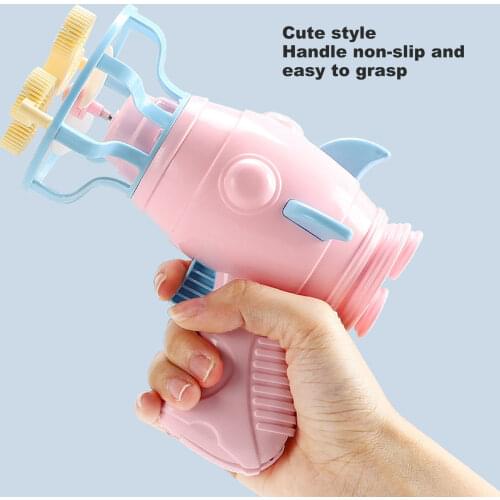 Automatic Bubble Blower Bubble Shooter Toy Fan Bubble Machine For Kids Soap Bubbles Blower