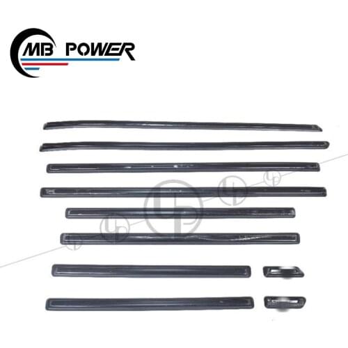 W464 Edition black side molding trims kit with A logo for MB G-class W464 G500 G550 G63 G65 A style ABS side molding trim