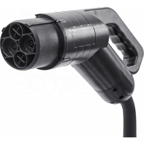 EV DC fast charging station 125A DC 1000V CHAdeMO plug with 5 meters cable connector