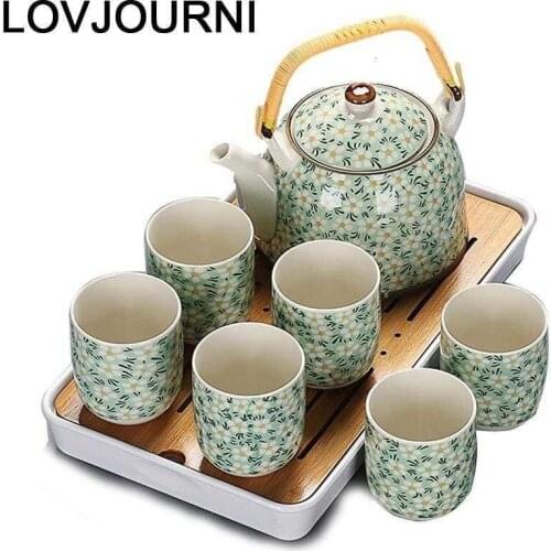 Ev Dekorasyon Aksesuarlar Keukenhulpjes Shabby Chic Mutfak Aksesuarlari Teapot Gongfu Kung Fu Teaware China Pot Chinese Tea Set