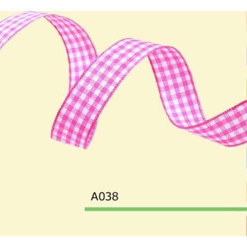 3/16" Inch 0.5cm Scottish Christmas Checked Ribbon