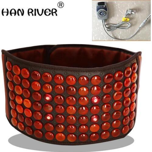 HANRIVER 2018 Protect the waist jade to heat the agate electric heating the two belts of the waistband