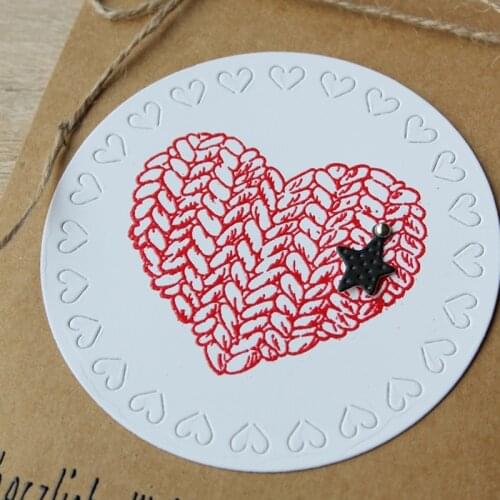 Round Heart Metal Cutting Dies Stencils for DIY Scrapbooking Album Paper Card Decorative Craft Embossing Die Cuts