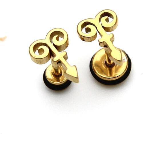 1PCS 316L Stainless Steel Tragus Ear Piercing Human Personality Arrow Mark Earrings Body piercing jewelry for women men gift