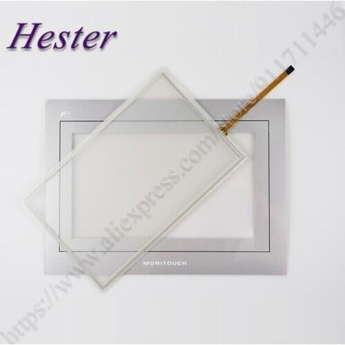 TS1070 TS1070i Touch Screen Glass Panel for HAKKO MONITOUCH TS1070 TS1070i Touch Digitizer with Front Overlay Protective Film