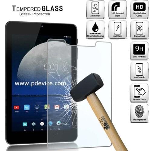 Tablet Tempered Glass Screen Protector Cover For iRULU EXpro X4 7 Inch Full Coverage Anti-Scratch Explosion-Proof Screen