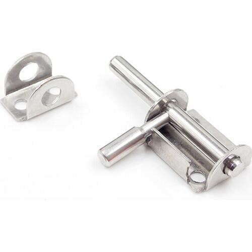 Latch Stainless Steel Door Latch Door Lock Security Door Latch Thickening Bathroom Wooden Door Latch Door Pin