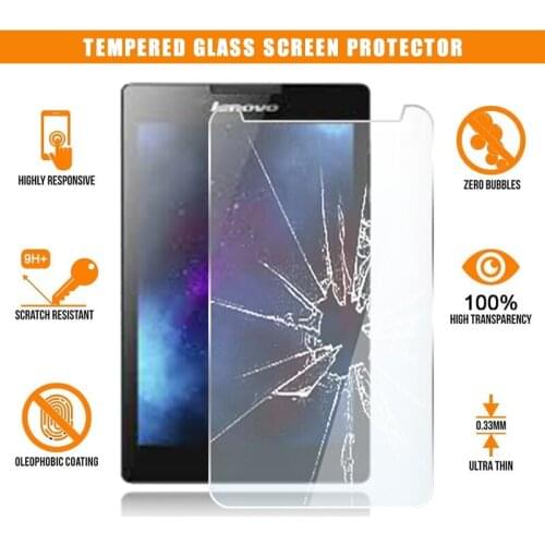 Screen Protector for Lenovo Tab 2 A7-30 7.0" Tablet Tempered Glass 9H Premium Scratch Resistant Anti-fingerprint Cover