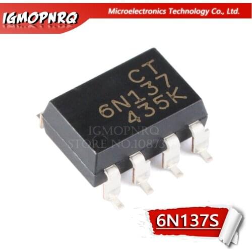 10PCS 6N137S SOP8 6N137SD SOP 6N137 SOP-8 SMD new and original IC