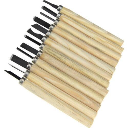 12 pcs/ set) 12 in 1 Learner Sculpture Tool Kit Hand Tool set Carving Tools Carving Knife Sculpture Hand Tools