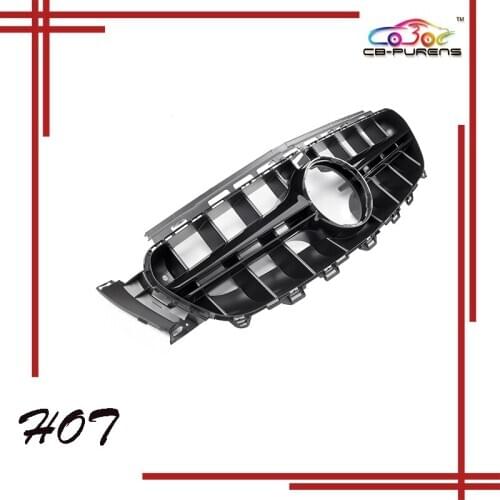2016 2017 2018 2019 2020 For-Mercedes-Benz E-Class W213 E43 E450 Car Front Racing Grill Billet Bumper Grille Upper Cover Avantg