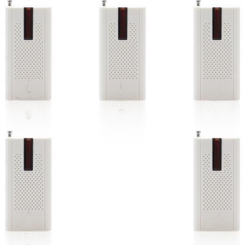 5 PCS) Wireless Door Window Vibration Detector Shock Sensor For Home Alarm System with Antenna For Free Shipping