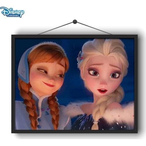 Disney 5D DIY Diamond Painting "Frozen 2" Princess Aisha Anna Illustration Round Diamond Embroidery Handmade Craft Decoration