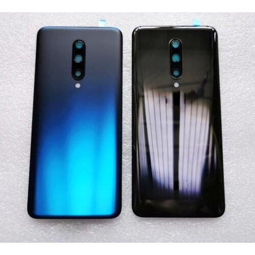 Original For OnePlus 7 Pro 1+ 7 Battery Cover Rear Back Door Glass Housing Case For Oneplus 7 Battery Cover with Camera Lens