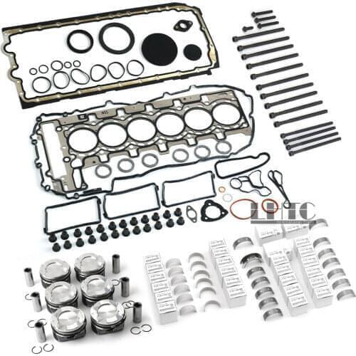 Engine Pistons Gasket Seals Bearings Rebuild Kit For BMW F10 F20 F21 F23 F30 F32 F80 N55B30 N55B30A 3.0L L6 Turbocharged