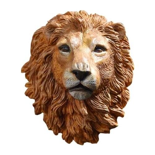 Colorful Lion Head Concrete Car Ornaments Car Vents Perfume Clip Air Freshener Automobile Interior Fragrance Decoration
