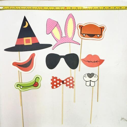 LIFE MAGIC BOX Party Photo Booth 9 Pieces Photography Backdrops Backgrounds