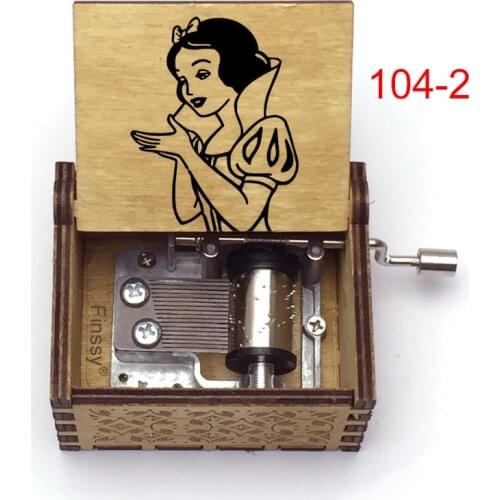 Custom picture text music I am wishing Music Box print princess fans girlfriend wife Christmas birthday gifts family decorations