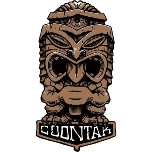 For Hawaii Tiki Sticks Car Stickers Scratch-proof Window Trunk Fine Decal Graphics for Vehicle Bumper13cm X 7cm