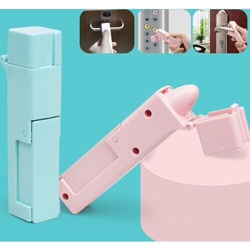 No Touch Open Door Instrument Portable Anti Germ Elevator Button Drawer Handle Assistant Safety Contactless Tool
