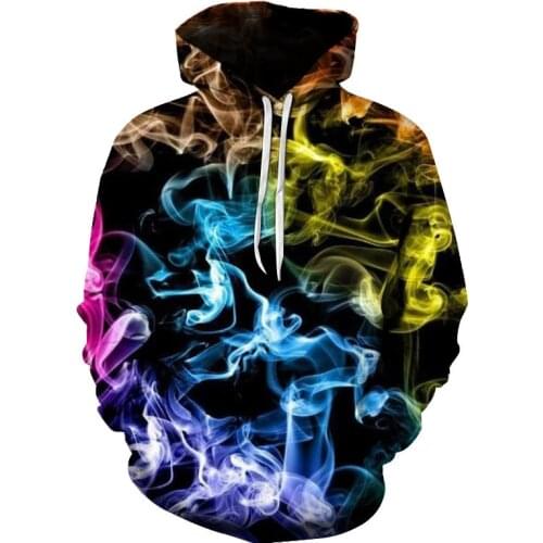 New 3D printed art graphics hoodie Mens casual pullover Hip-hop sweatshirt Cool fashion mens and womens jackets with long