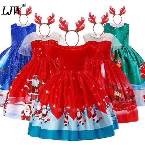 New Fashion Christmas Princess Of Girls Dresses Reception Formagirls Clothes Ball Gown For Girl Dress Halloween Style 2-10year