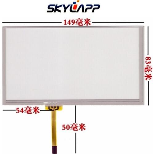 New 6.1''Inch TouchScreen for A061VW01 V0/CLAA061LA0ACW 149mm*83mm Touch Panel Screen Glass Digitizer Repair Freee Shipping