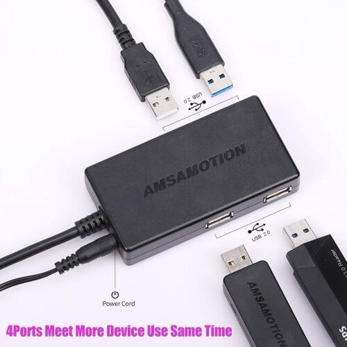 2019 updated USB to USB Isolator Module 4Ports Industrial Isolator Higher Spread Rate Protection1500V Need External Power Supply