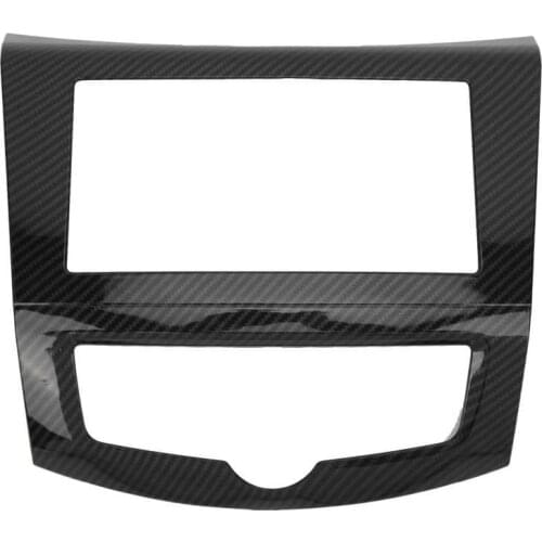 Navigation Trim Cover GPS Navigation Panel Trim Cover Carbon Fiber for Nissan Navara NP300 Frontier 2015 2016 2017 2018 2019