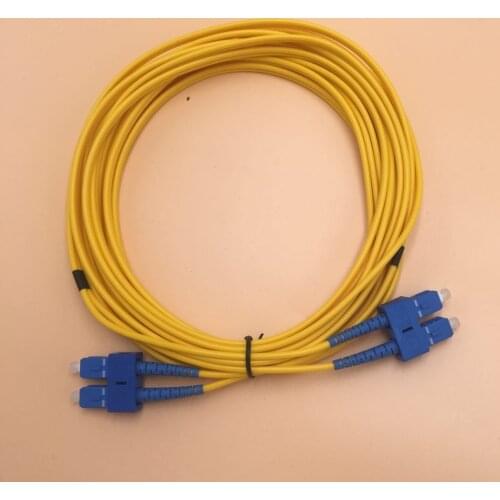 Optic fiber cable SC optical data cables double core square head for Galaxy Allwin Zhongye JHF vista Human flora inkjet printer