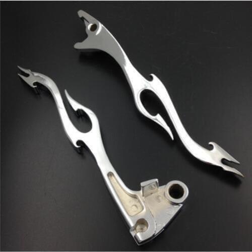 Pair Motorcycle Brake Clutch Flame levers For Suzuki Marauder 800 1997-2004 Boulevard M50 C50 2005-2006 Intruder Volusia 800