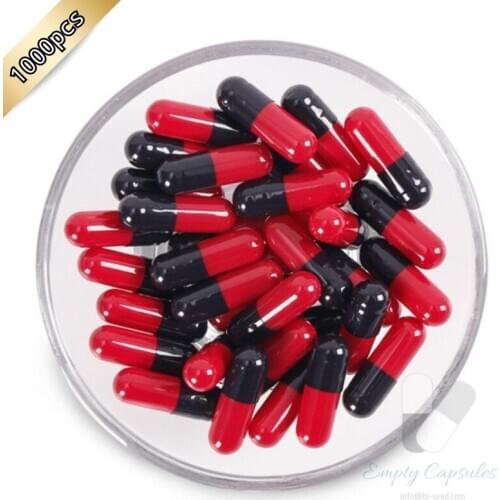 Plant Capsule Shell No. 0 Large Small Edible Medical Empty Plastic Charger 5000 Capsules