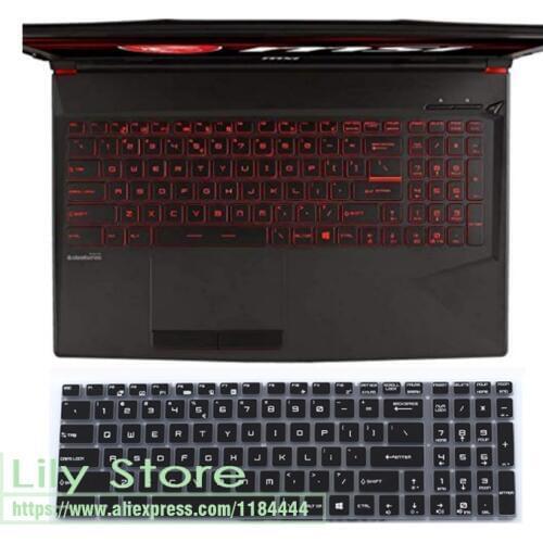 For MSI GT76 GE73 GL73 GE75 GP75 GL75 GF62 GV62 GF72 GL63 GE75 GF75 GT76 17.3 17 inch Silicone Keyboard Cover Skin
