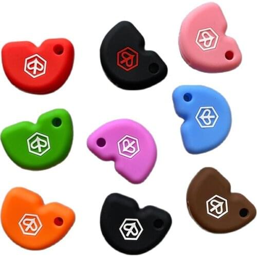 Silicone motorcycle key case cover for Piaggio Liberty 150 ABS 2012 X10 500 L T250 le MP3 SR 150ie MOTO GUZZI 1000 for Vespa fob