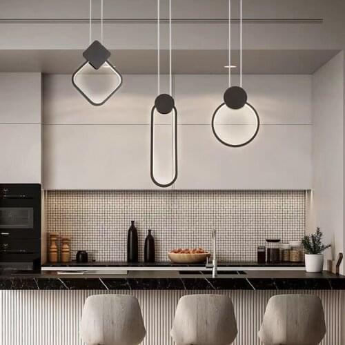 New LED chandelier modern bedroom bedside chandelier living room sofa ceiling lamp aisle balcony lighting