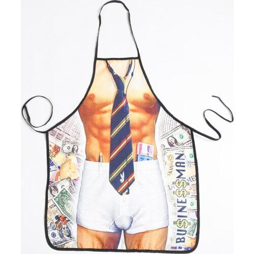 Funny Aprons Novelty Sexy Play Boy Cooking Apron for Fancy Dress For Gift design lovers gift